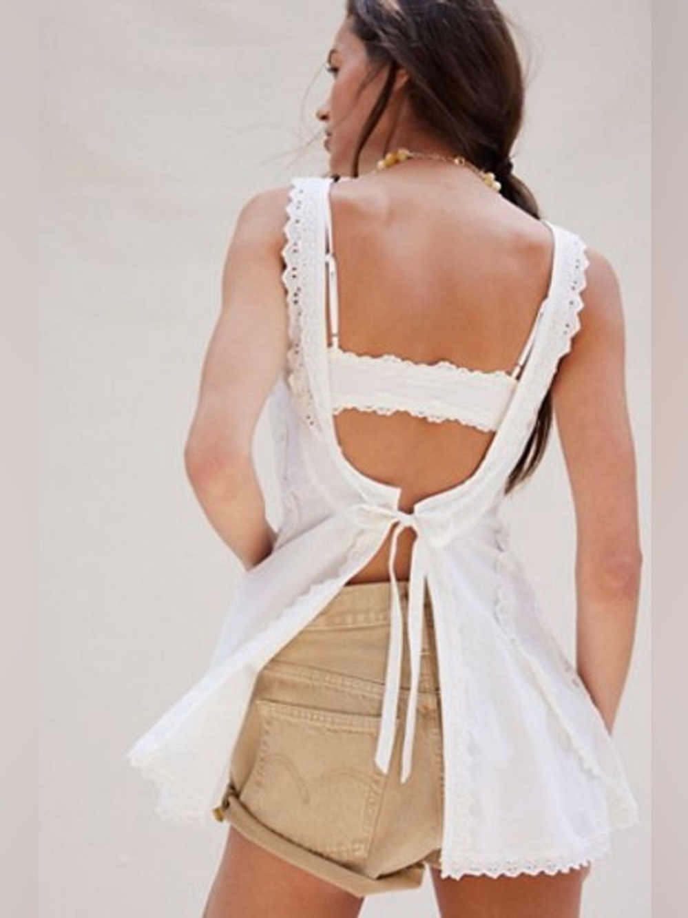 Free People Alias Crochet Top Size Small - Picture 2 of 5